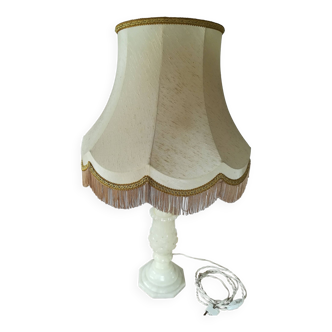 Alabaster table lamp