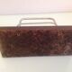 Letter holder in bakelite and chromed metal art deco style / 30s-40s