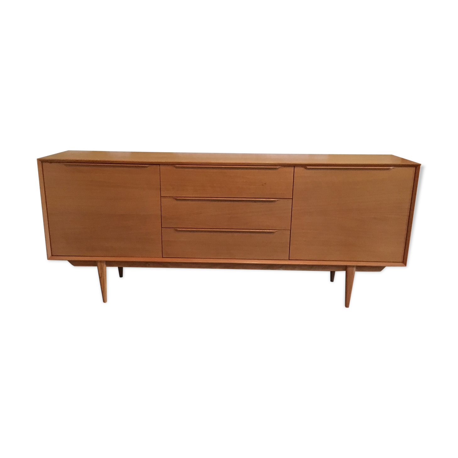 Scandinavian enfilade in light wood