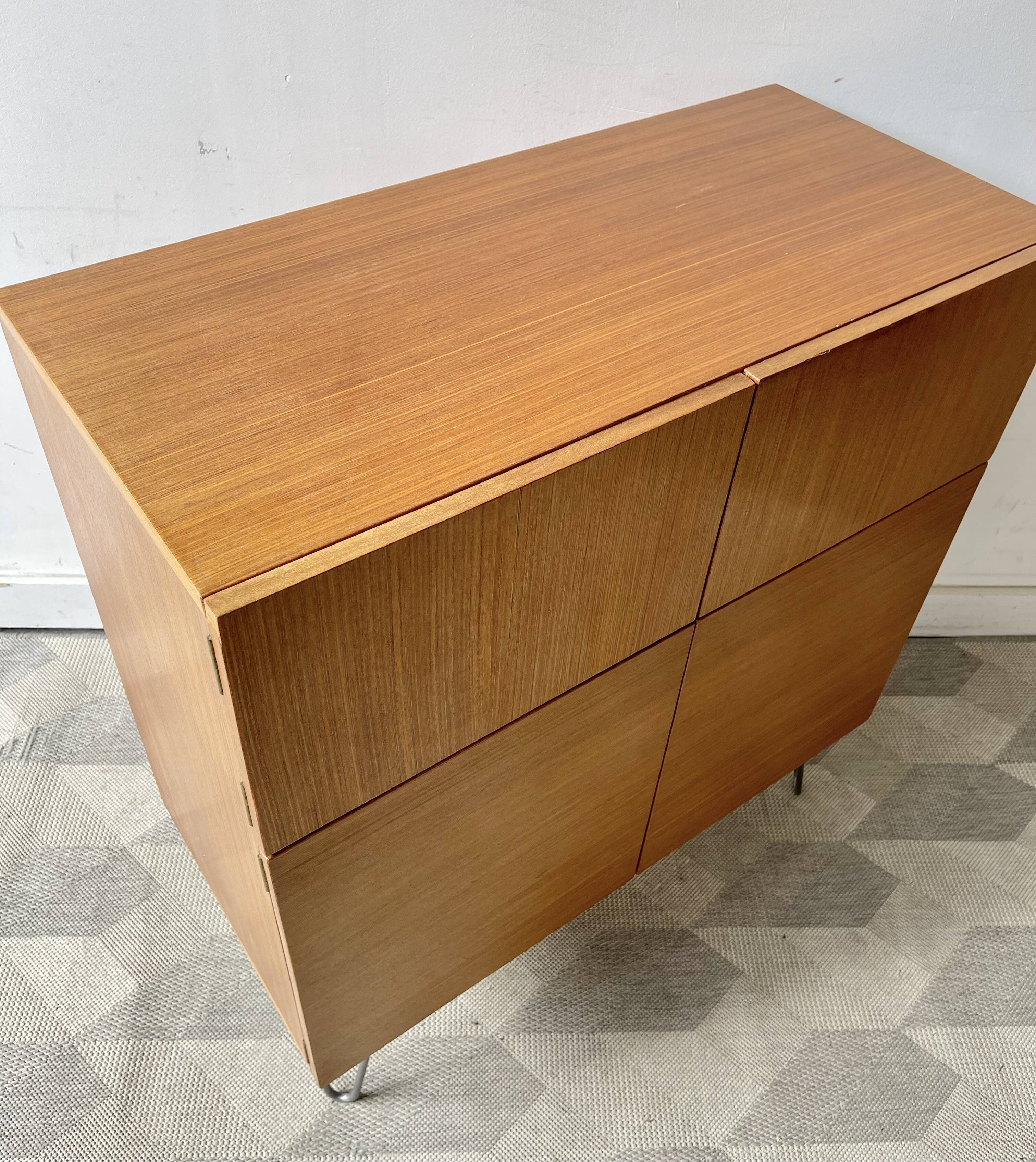 Vintage teak cabinet sideboard