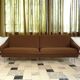 Modernist 4-seater sofa by Eddie Harlis for Hans Kaufeld, West-Germany 1958
