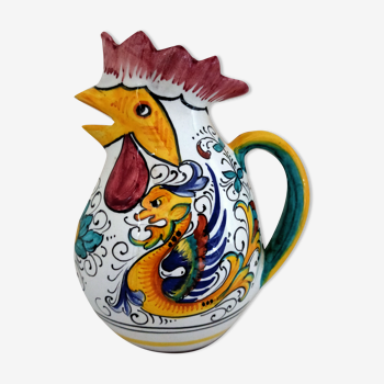 Animal pitcher rooster Sberma dervta decorated and numbered