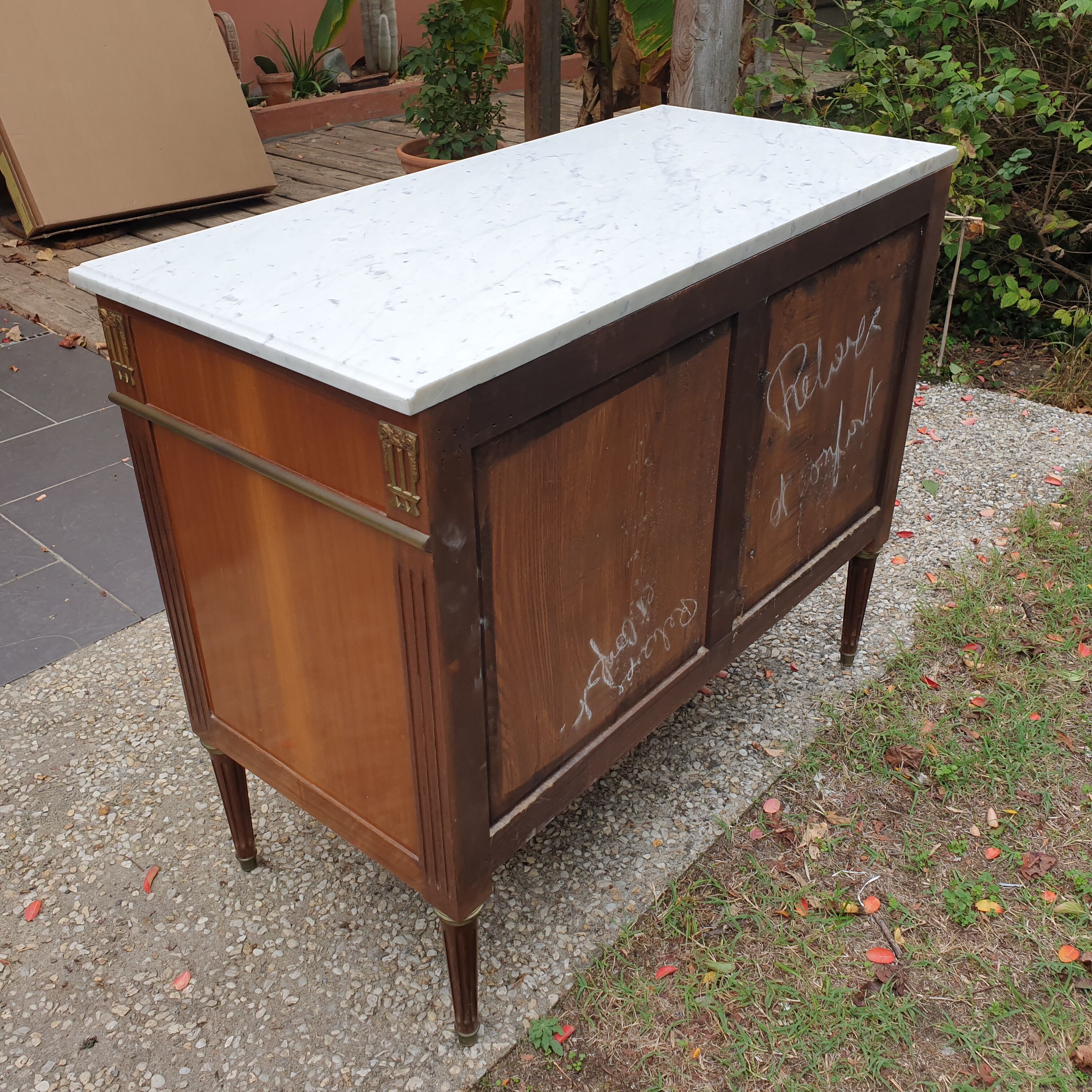 Louis XVI style chest of drawers in the 60s