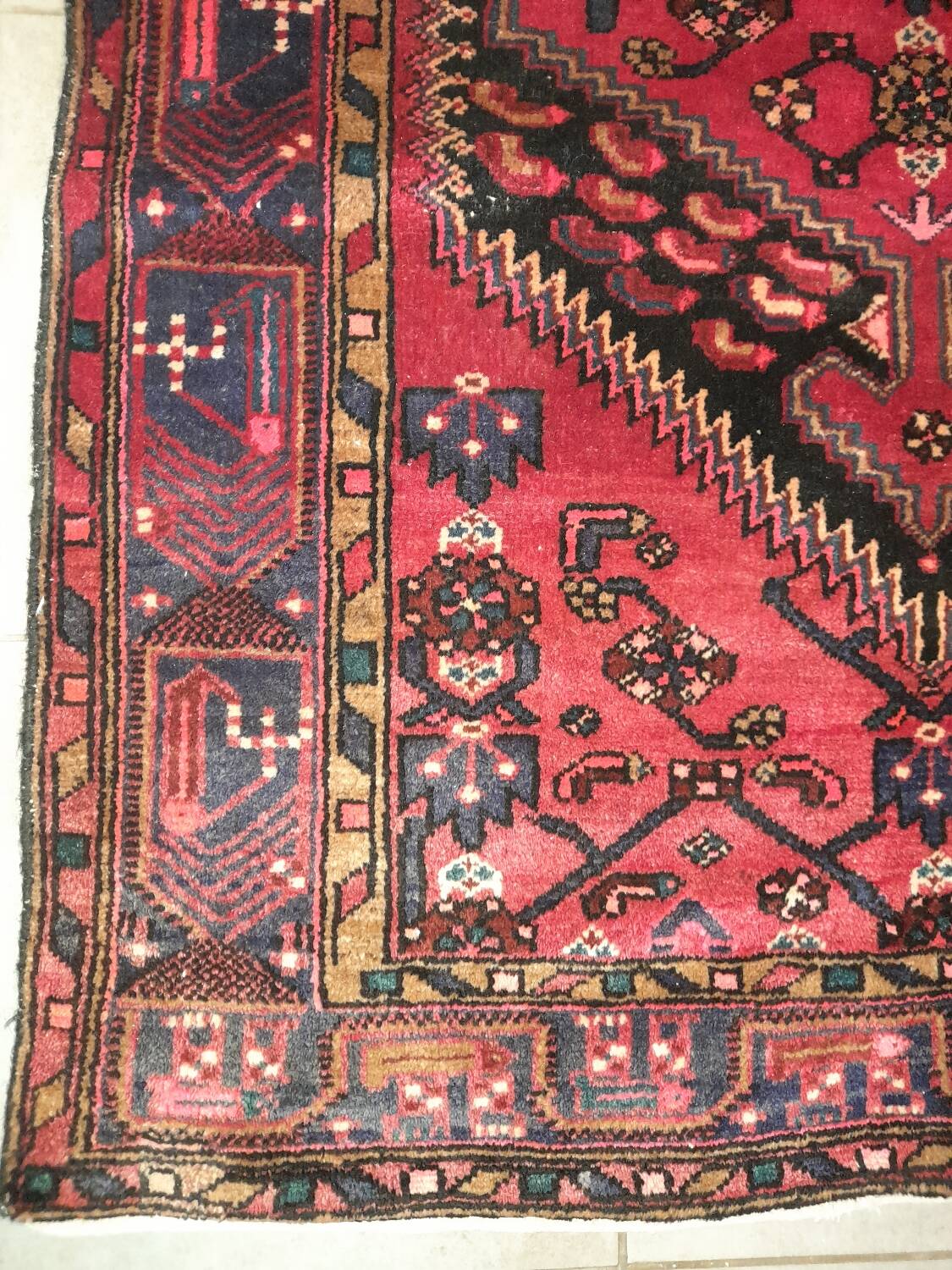 Tapis Hamadan fait main