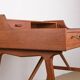 Danish teak desk, model 56, by Arne Wahl Iversen/Vinde Mobelfabrik.