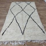 Handcrafted moroccan berber rug 243 x 143 cm