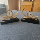 Weather Bookends Gold Starry - Marble & Gold - Functional