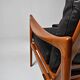 Fauteuil et repose-pieds par Ib Kofod-Larsen pour OPE, Suède