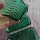 Raviers verts en verre