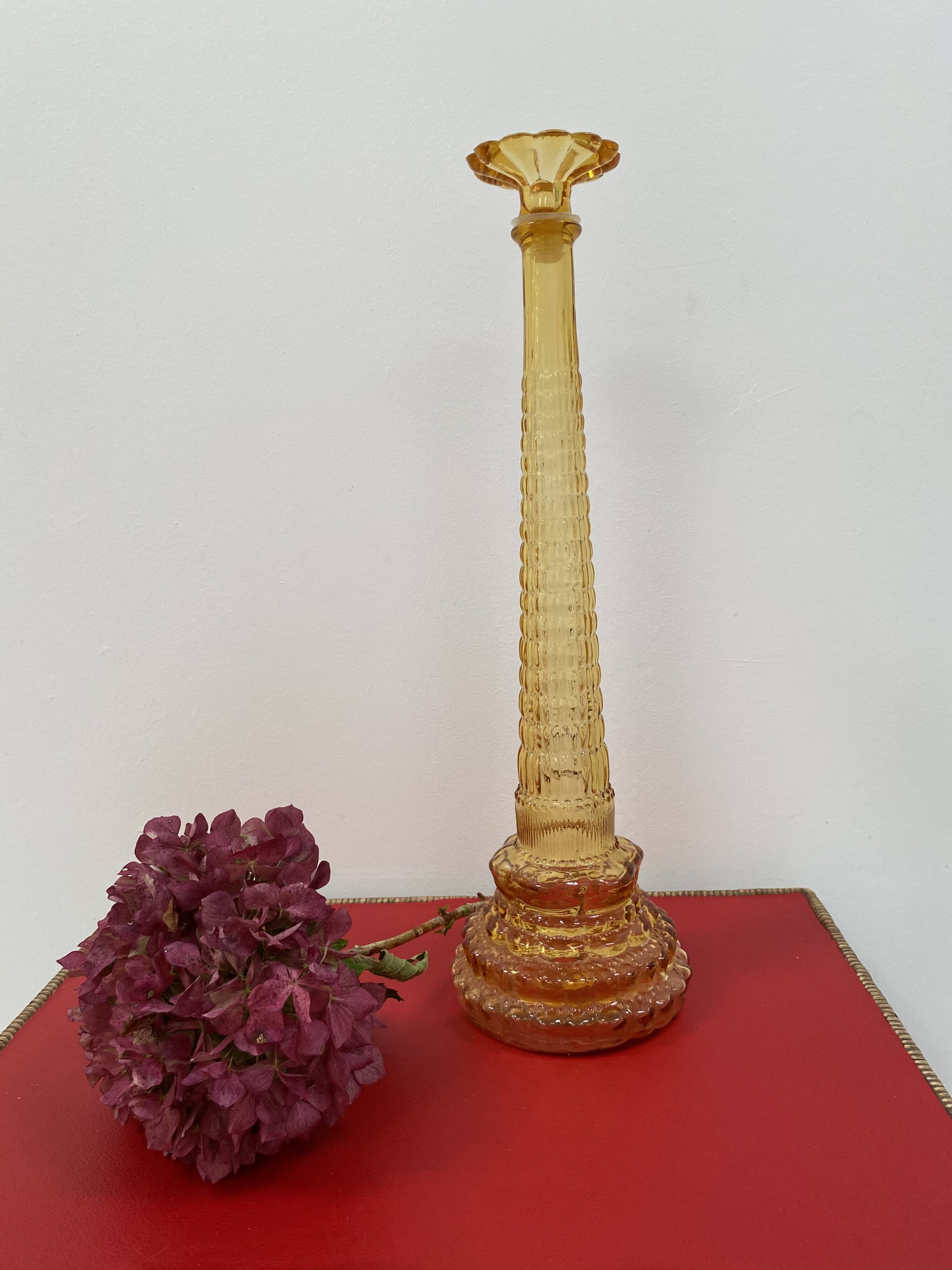 Italian Empoli XL decanter from the 50s