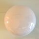 Half moon ceiling light in white opaline 60s/70s