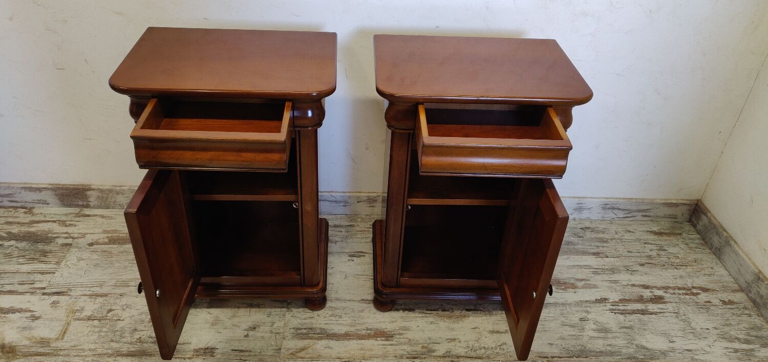 Cherry bedside tables