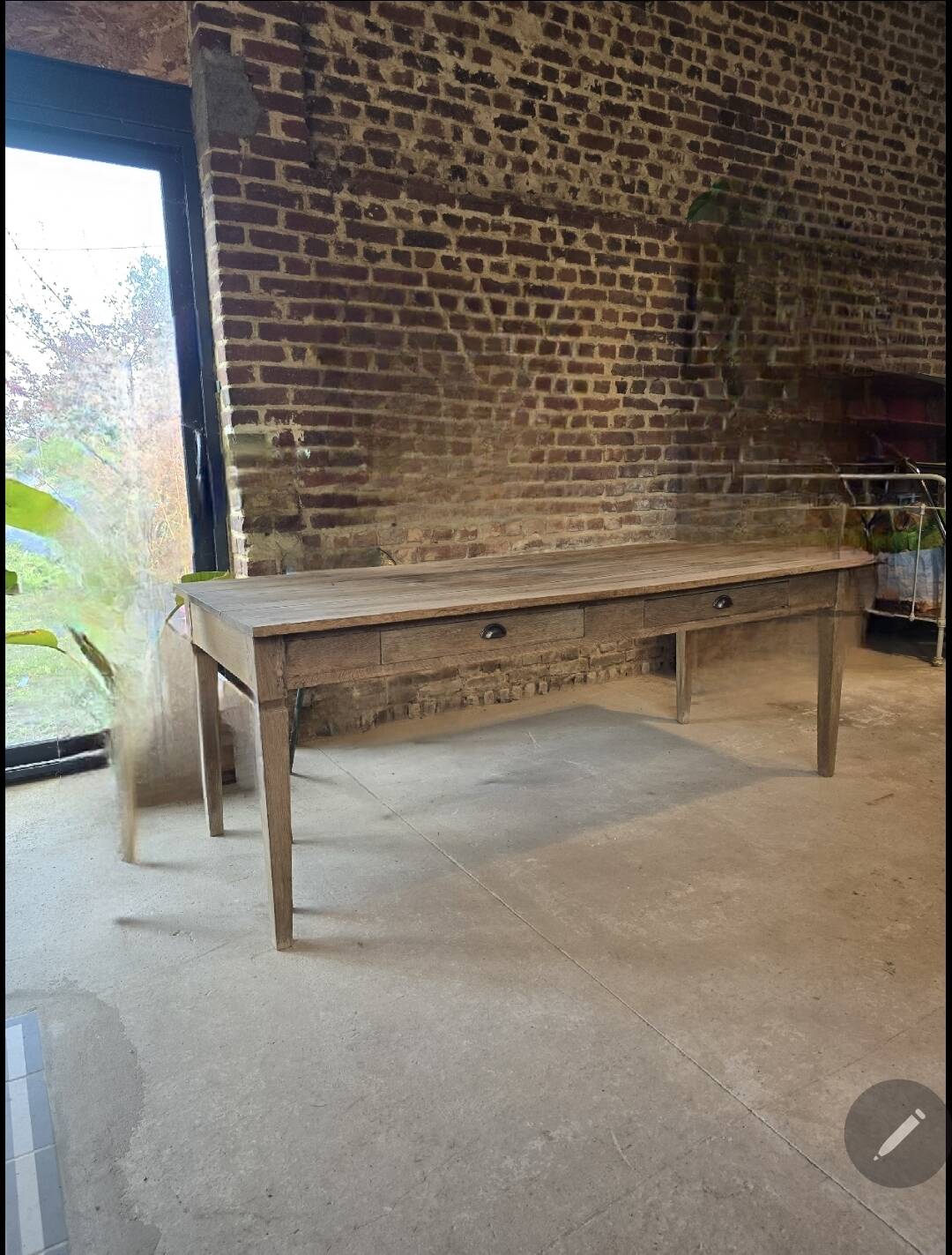 Authentic farmhouse table