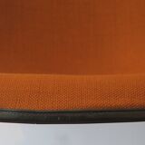 Chaise en fibre de verre et hopsack par Charles et Ray Eames pour Hermann Miller, 1970