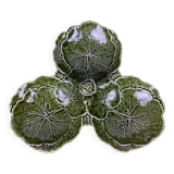 Plat apéritif Chou vert, SILEA, 3 compartiments, céramique