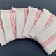 Lot de 6 torchons de vaisselle en chanvre bc