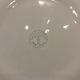 Old flat plate in the shape of saline pink fish baths made in France