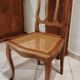 Set of 6 caned Regency/Louis XV chairs