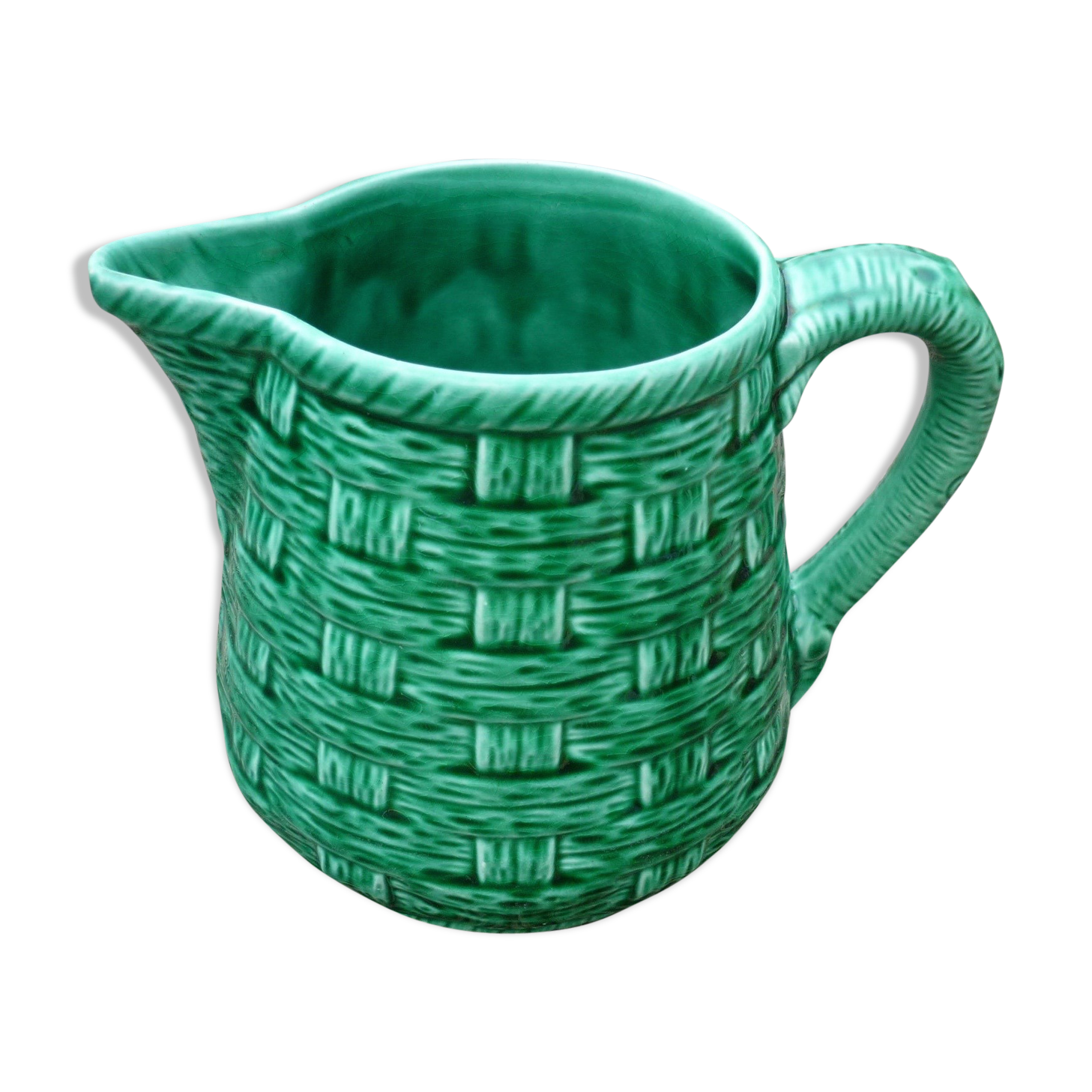 Pitcher in dabbling from Sarreguemines