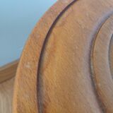 Turned wooden tripod stool
