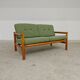 Green 2-seater sofa bench, Eastern Europe