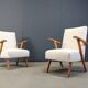 Pair of mid-century Dutch armchairs, 1960s