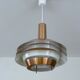 Mid-century modern Danish copper pendant light, 1970s