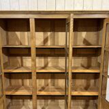 1950s school library in chestnut wood