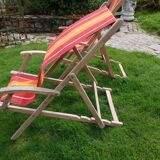 Pair of sunbeds