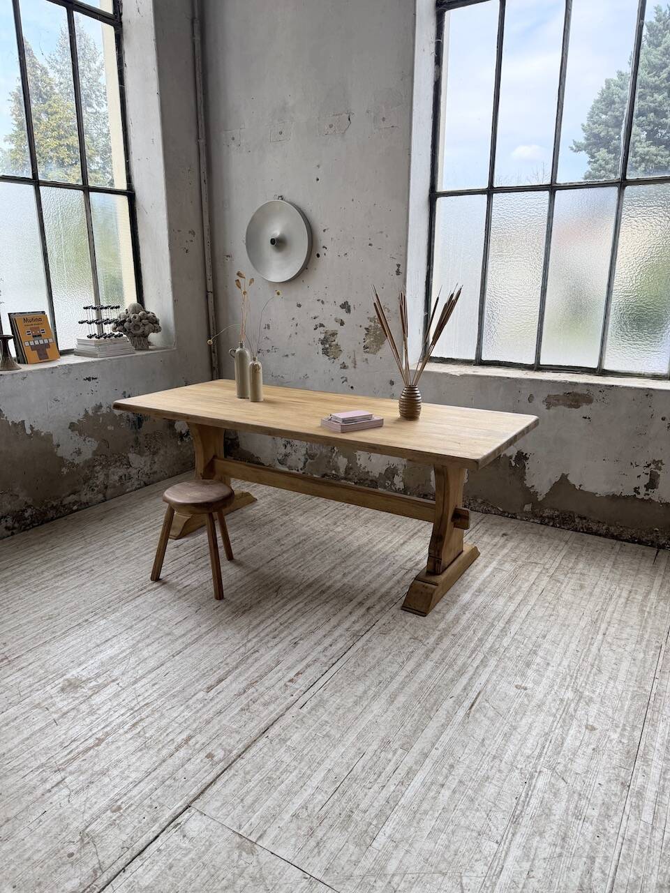 Beech monastery table 2m