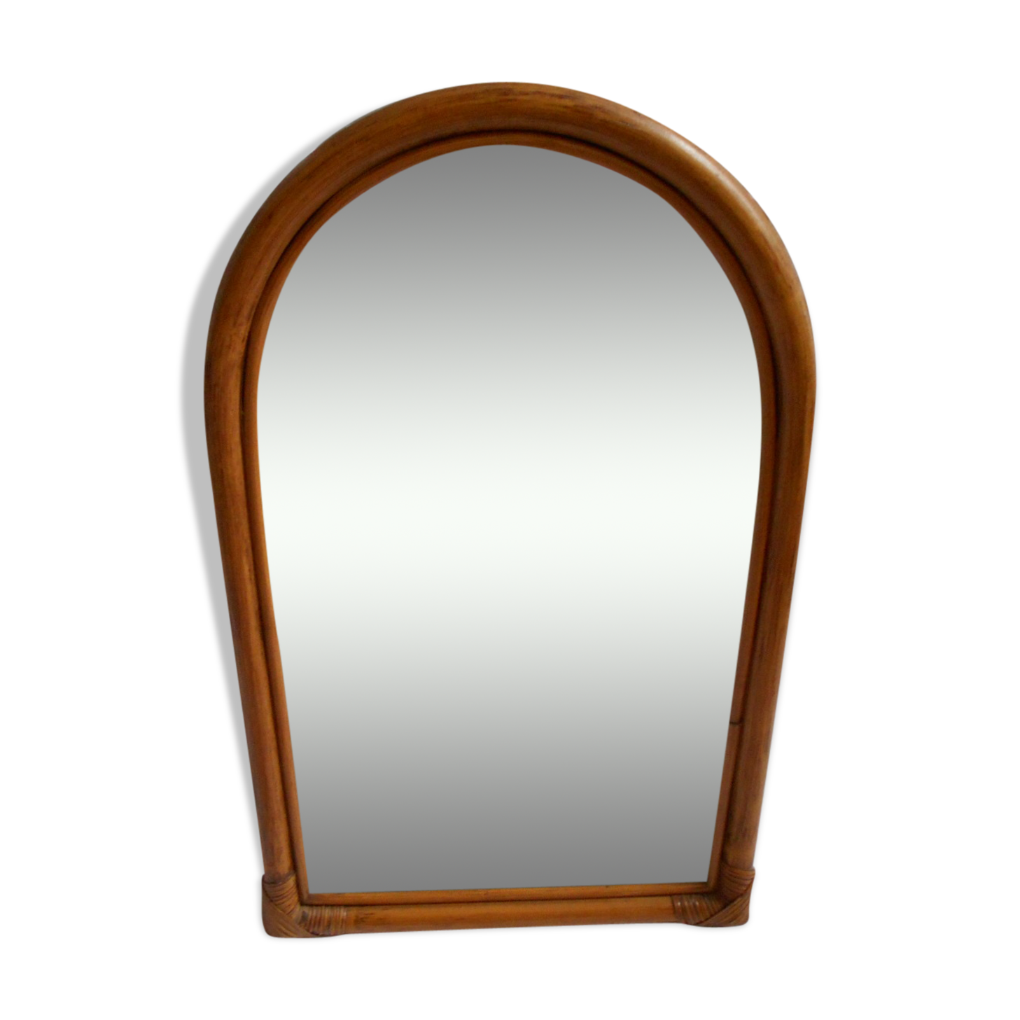 Rattan mirror, H55 x L35