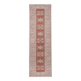 Vintage Turkish hallway rug 90x293 cm