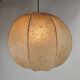 Large cocoon pendant lamp with beautiful grain from Italy 50 cm