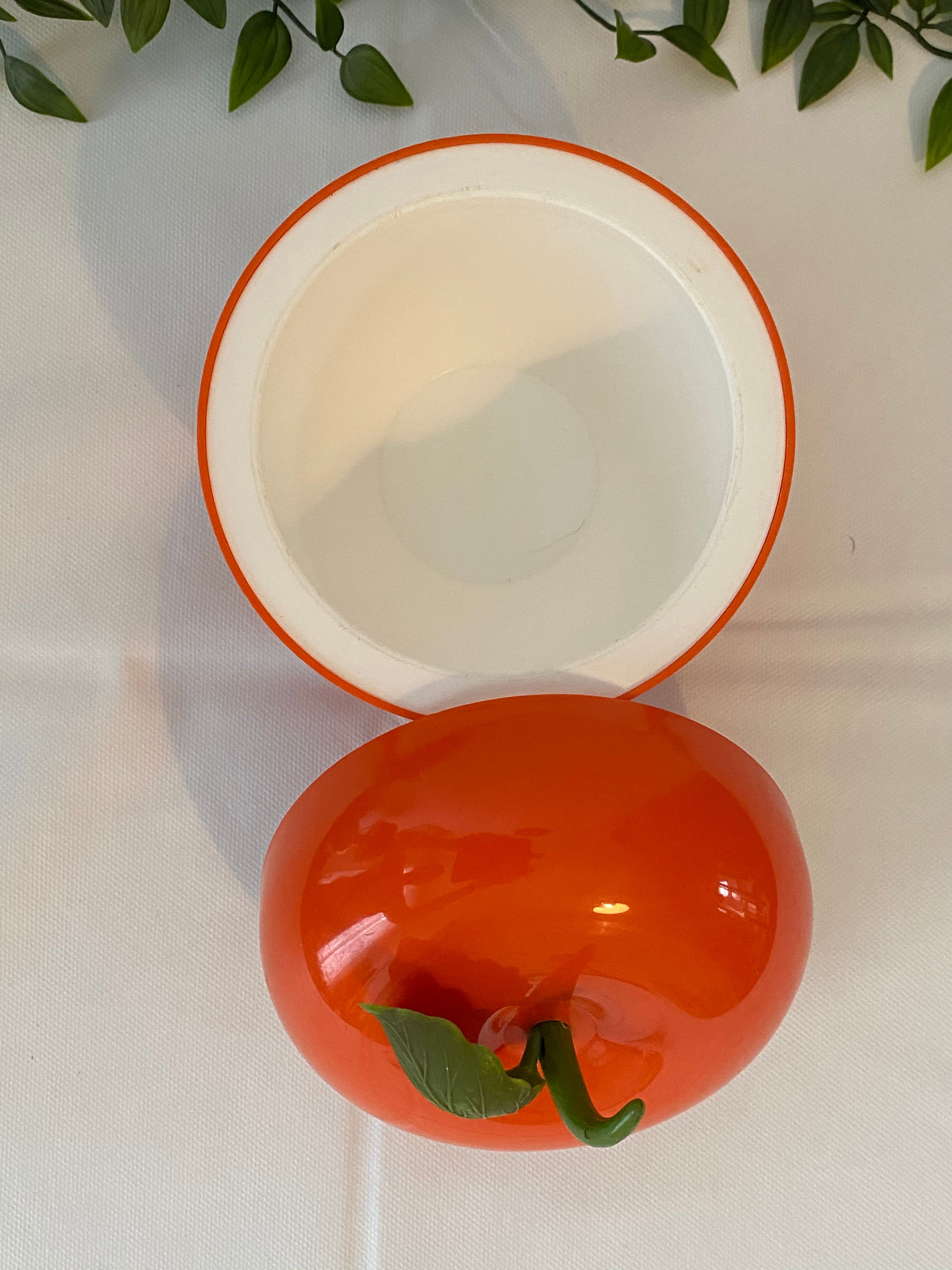 Orange apple ice bucket