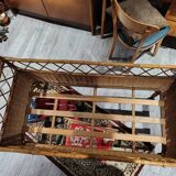 Old rattan bed