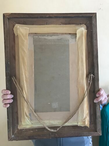 Miroir doré ancien 43x58cm