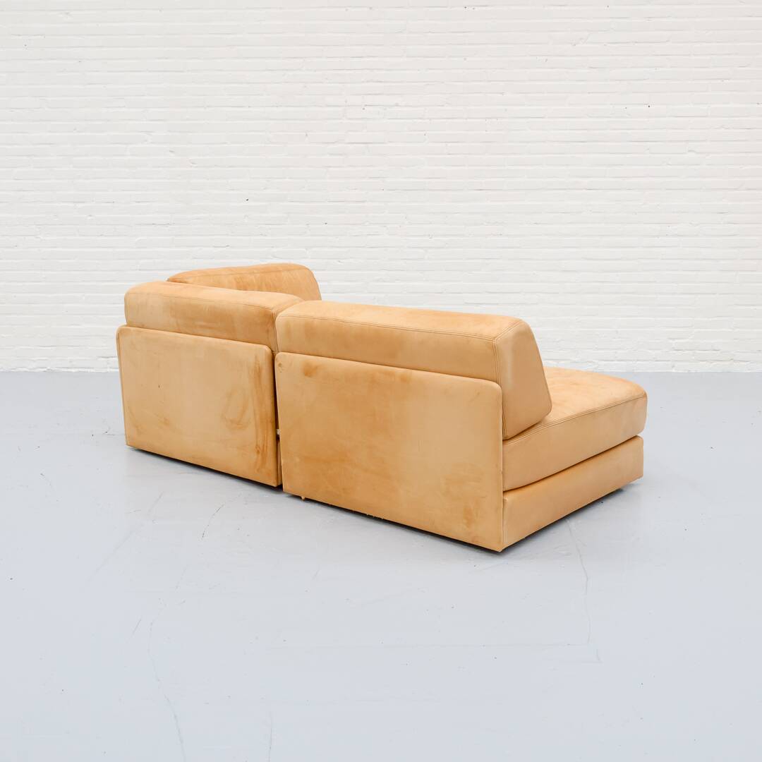 Leather DS-76 Two-Seater Sofa by De Sede
