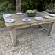 Solid oak farmhouse table 1950 - 170 cm x 86 cm