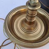 Empire style bouillotte lamp in bronze and sheet metal