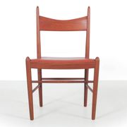 Suite de 6 chaises scandinaves en teak