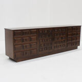 Spanish brutalist sideboard credenza