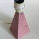 Brussels porcelain lamp with a pink terrazzo effect