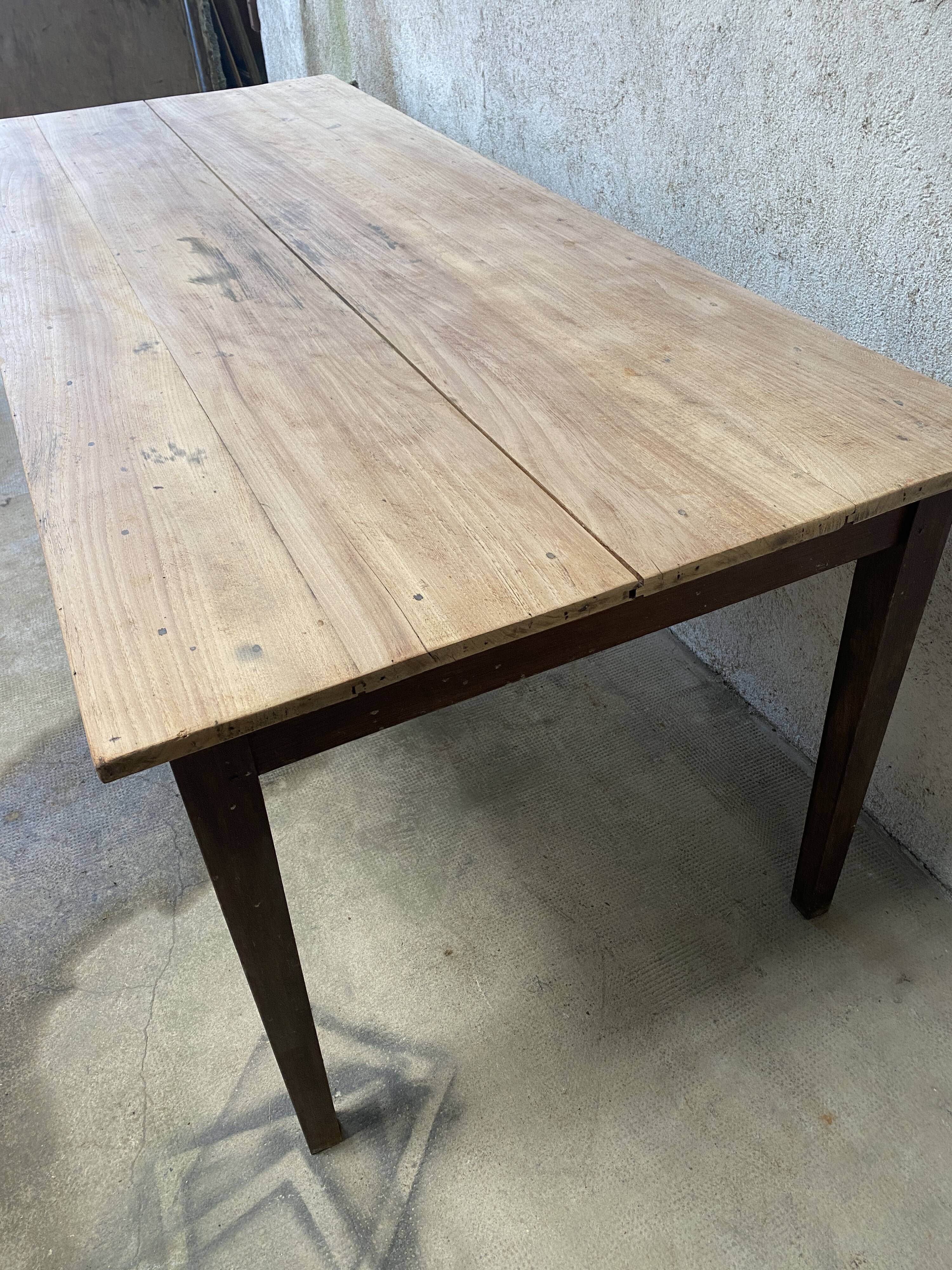 Oak farmhouse table