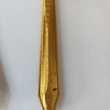 Vintage handheld mirror and hairbrush vanity set