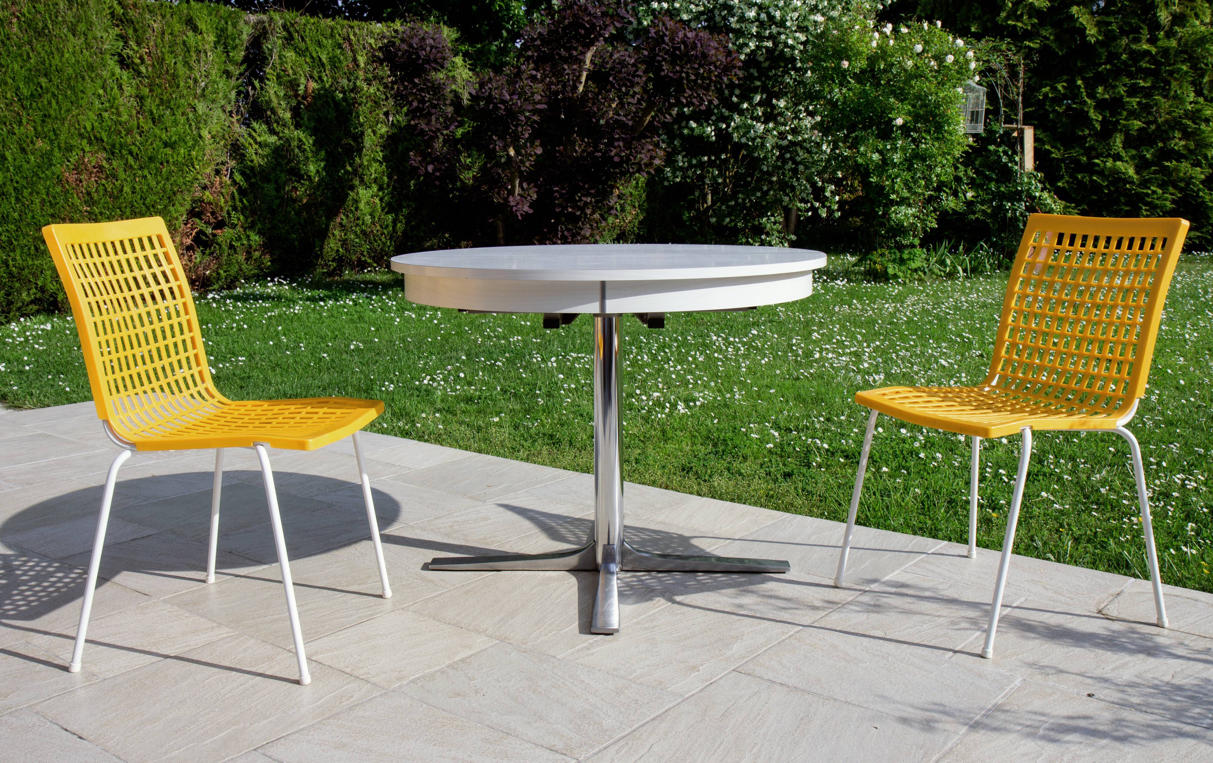 Série de 6 chaises Grosfillex année 70