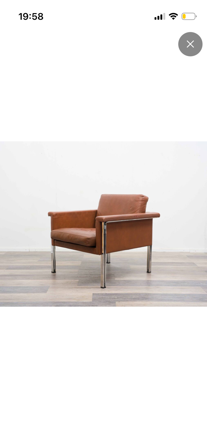 Fauteuil moderne en cuir