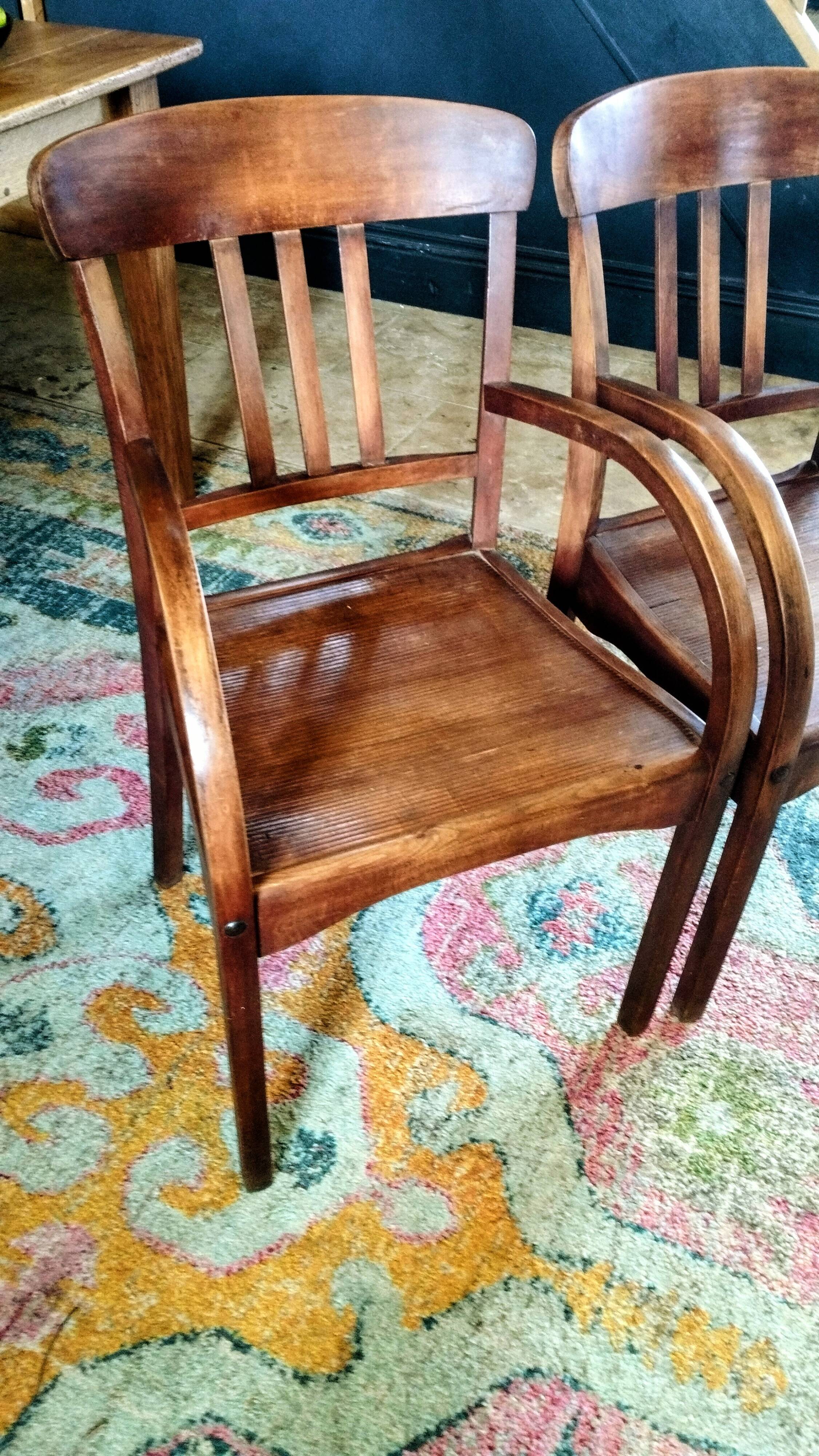 Pair of bistro chairs