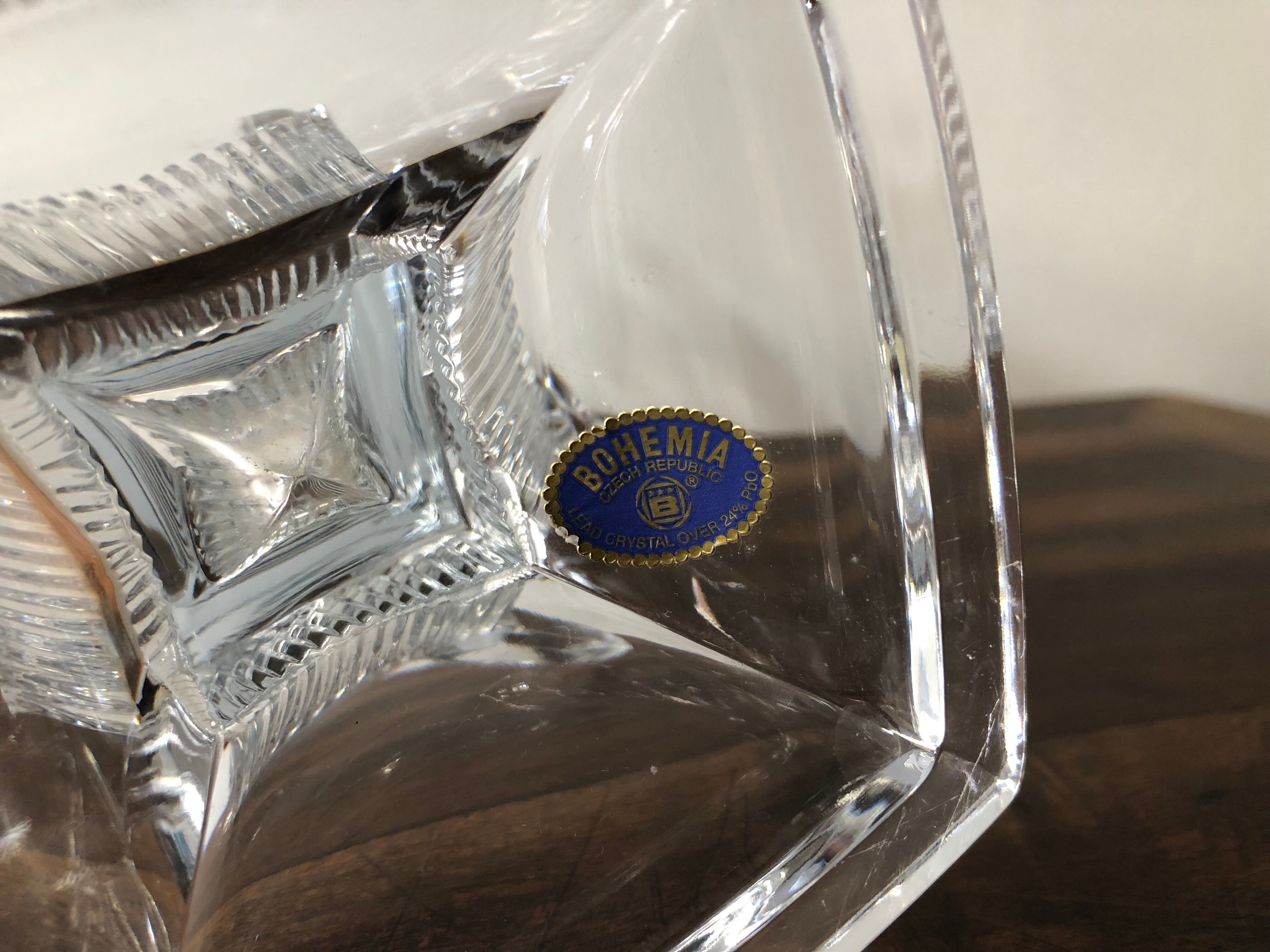 Bohemian crystal carafe