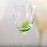 6 wine glasses
