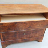 Louis Philippe's dresser in walnut magnifying glass XIX